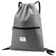 thumbnail image 1 of Saco de gimnasio Mochila con cordón Bolsa de cubo con cordón resistente al agua Saco ligero, 1 of 8