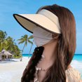 thumbnail image 4 of Sombrero de Playa, Gat Sun Worth Brim uv PrueBa para Mujeres para viajar, 4 of 7