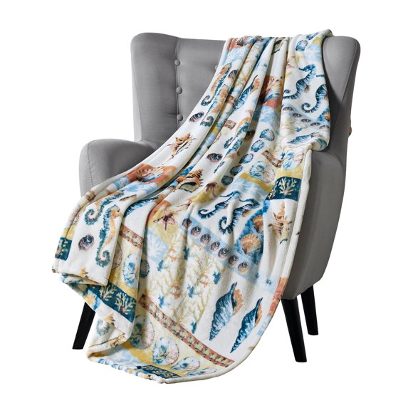 Coastal Throw Blanket