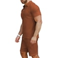 thumbnail image 3 of Conjunto de polo y pantalones cortos KUYIGO, trajes de verano para hombre, 3 of 6