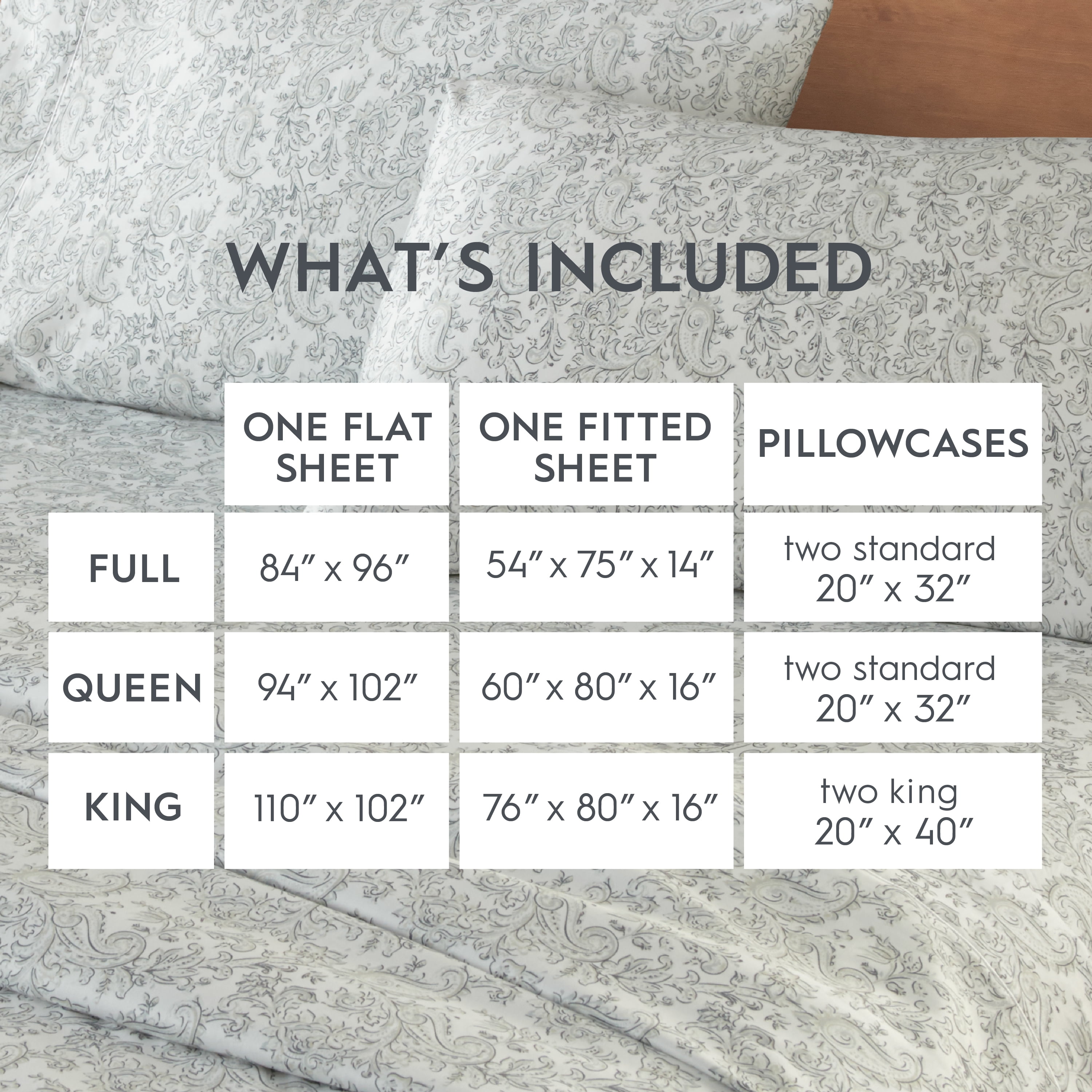 Better Homes & Gardens Performance HYGROCOTTON 2-Piece 400 Thread Count Paisley Taupe Pillowcase Set, Standard/Queen