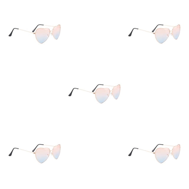 Gafas de sol de corazón Minnieouse Accesorios de mujer estilo vintage color Rojo