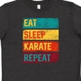 thumbnail image 4 of Inktastic Eat Sleep Karate Repeat Youth T-Shirt, 4 of 5
