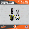 thumbnail image 2 of Kalair GFX Graphics Kit for Yamaha TTR125 (2000-2007) Division Series, 2 of 5