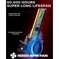 thumbnail image 4 of Bombillas antiniebla ZONBEAM 2025, mejora H11, 33000 lm, 6000 K, paquete de 2, 4 of 6