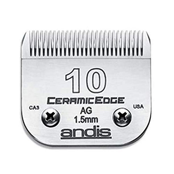 Andis CeramicEdge CarbonInfused Steel Pet Clipper Blade, Size10, 1/16