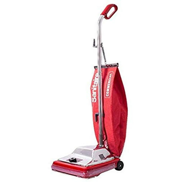 Aspiradora comercial vertical con bolsa Sanitaire Tradition, SC886G, 8,5" x 17,3" x 21,3"