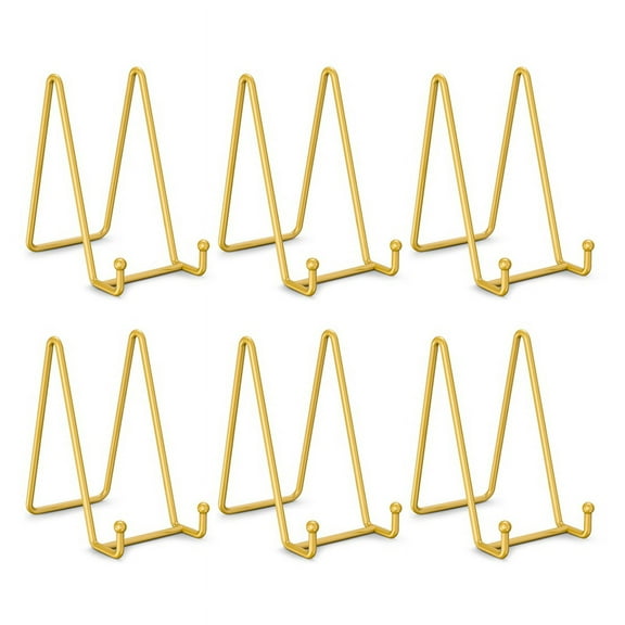 Plate Stands for Display - 6 Inch Plate Holder Display Stand   Metal Frame Holder Stand for Decorative Plate,Photo Easel