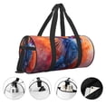 thumbnail image 5 of Haiem Vibrant Hummingbird Watercolor Art Pattern Gym Bag for Women Men, Waterproof Travel Duffel Bags, Personal Item Travel Bag Weekender Bag with Shoes Compartment & Wet Pocket, 5 of 8