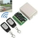 thumbnail image 1 of Interruptor de relé de control remoto inalámbrico RF, 4 canales, 443mhz, con 2 receptores, 1 of 5