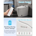 thumbnail image 4 of KULAGAGA Smart Toilet with Bidet Built-in, Auto Open/Close Lid, One Piece Elongated Toilet with Instant Warm Water & Warm Air Dryer, Self-Cleaning Technology, Night Light, Tankless Toilet, ECO Mode, 4 of 7