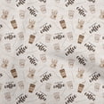 thumbnail image 1 of oneOone Polyester Spandex Tawny Brown Fabric Text Sewing Craft Projects Fabric Prints By Yard 56 Inch Wide, 1 of 5