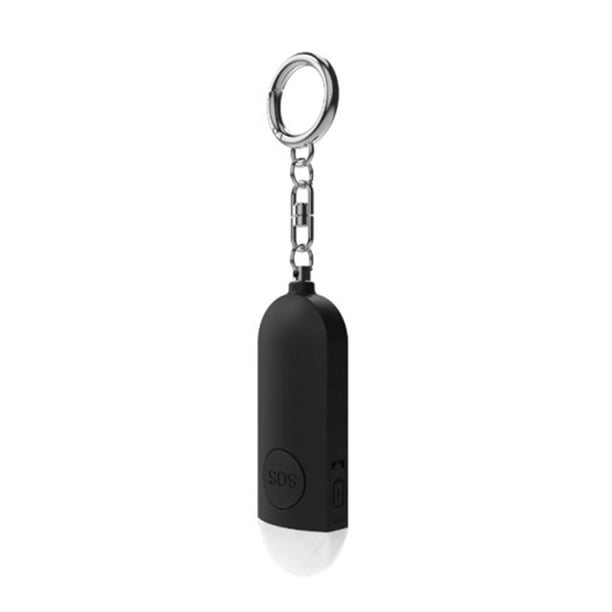 Etiqueta inteligente con alarma automática, rastreador GPS, portátil, recargable, con alarma, localizador de niños, para mascotas, coche, mini Airta (negro)