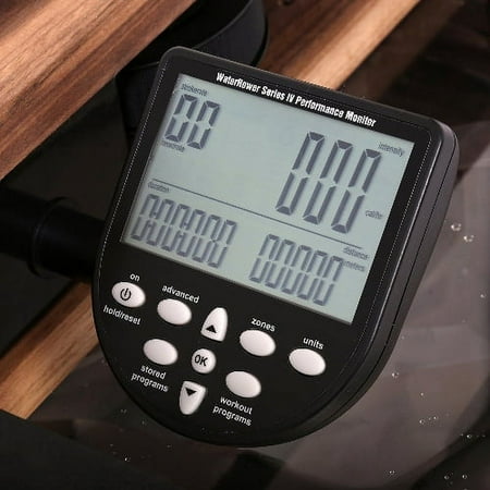 WaterRower Classic Water Rowing Machine Constructed from Solid American Black Walnut