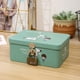 thumbnail image 2 of Caja de almacenamiento pequeña y fresca, caja de hierro, linda caja con cerradura con contraseña, caja pequeña para cambiar cosméticos de escritorio con caja de almacenamiento con cerradura, 2 of 5
