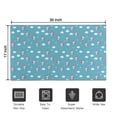 thumbnail image 5 of Blue Cartoon Unicorn Head Star Cloud Pattern Door Rugs,Washable Non Slip Door Mats Indoor,Decorative Door Mats,Entry Mat Indoor for Entrance,Bedroom,Kitchen,Bathroom,17"x30", 5 of 6