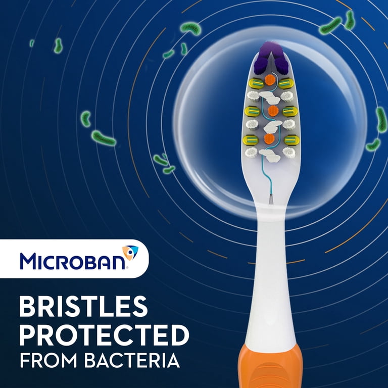 Oral-B Pulsar Microban Battery Toothbrush, Vibrating, Medium, 1 Ct, For 3+ - Walmart.com Oral-B Pulsar Microban Battery Toothbrush, Vibrating, Medium, 1 Ct, For 3+ - Walmart.com