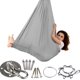 thumbnail image 4 of Columpio sensorial suave y elástico para exteriores e interiores, hamaca ajustable con gancho giratorio de 360 ​​grados para adultos., 4 of 8