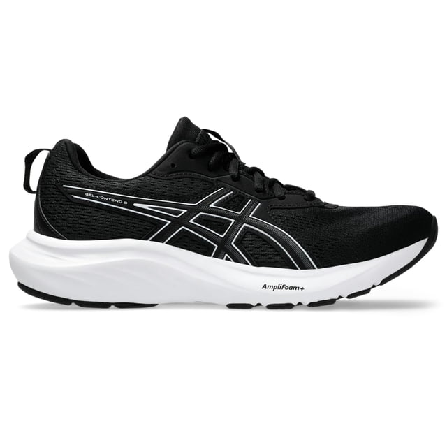 Zapatillas para correr ASICS Gel-Contend 9 para mujer negro/blanco 9.5