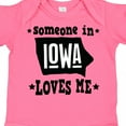 thumbnail image 4 of Inktastic Someone in Iowa Loves Me Souvenir Boys or Girls Baby Bodysuit, 4 of 5