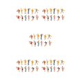 thumbnail image 1 of Wweixi Captivating Miniature Diorama Figures Intriguing Character Action Figure Model Display 1/100 12 pcs figure suits 5Set, 1 of 1