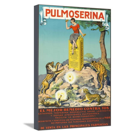 Pulmoserina-The Best Medicine For Every Illness For The Blood Stretched Canvas Print Wall Art By