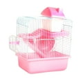 thumbnail image 1 of BELOVING Cage pour Hamster à 2 Niveaux, Habitat Respirant pour Hamster pour Cochons d'Inde, Rats, Hérisson, Rose, 1 of 9