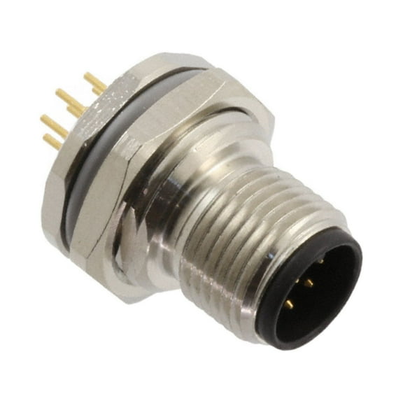 T4140012081-000 Connector Plug, 8 Position Circular Male Pins Solder :RoHS