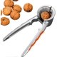 thumbnail image 1 of 1-piece multi-functional nutcracker with non-slip handle, nutcracker and hazelnut cracker, conical nutcracker, metal nutcracker for pecans, hazelnuts, 1 of 5