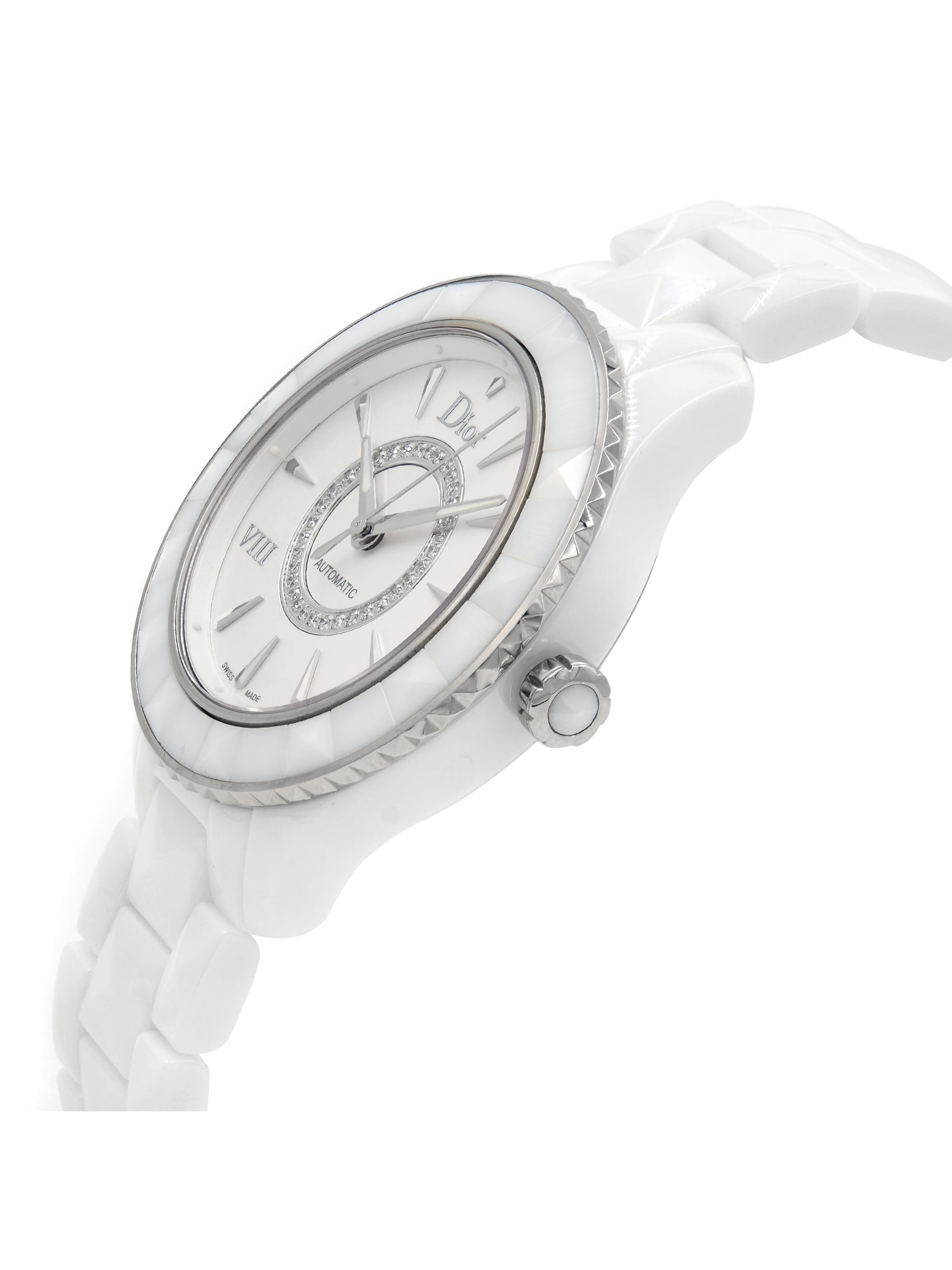 Dior viii outlet white ceramic watch