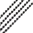 thumbnail image 5 of Balsa Circle 16 in Black Pre-Tied Faux Pearl Garland Chiavari Chair Back Sash Beaded String Party Decorations, 5 of 8