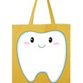 thumbnail image 3 of Inktastic Cute Tooth Tote Bag, 3 of 3