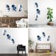 thumbnail image 5 of Cuadro Decorativo Canvas Revolution Tríptico Vertical Hojas Azules Set De 3 Cuadros 25x38 cm, 5 of 5