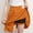 Orange, variant on Womens High Waisted Ruched Skirt Golf Tennis Skorts Dressy A-Line Skater Skirts with Lining Shorts Orange M