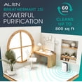 thumbnail image 3 of Alen Air Purifier BreatheSmart 25i HEPA with Essential Filter - 800 Sq. Ft. Perfect for Home and Kitchen, Apartment Essentials - Captures Dust & Odor, 3 of 10
