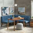 thumbnail image 3 of Simple Living  Playmate Loveseat Blue Fabric, MDF Transitional, Modern & Contemporary, 3 of 5