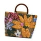 thumbnail image 5 of Bolso de mano de verano para mujer, multiusos, tejido, ideal para citas informales, uso diario y bodas. amarillo, 5 of 9