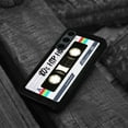thumbnail image 4 of WIRESTER Shockproof Soft Rubber Cover Case for Samsung Galaxy S24 FE 6.7", Retro Black Cassette Tape Hip Hop, 4 of 5