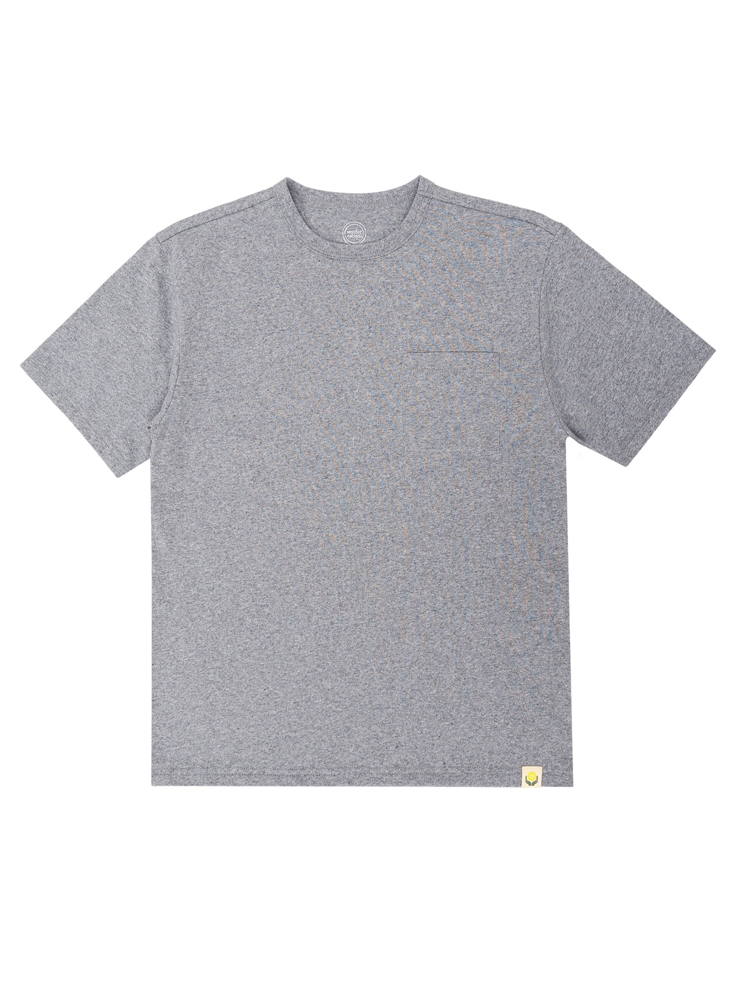 Wonder Nation Boys Pocket Tee with Short Sleeves, 2-Pack, Sizes 4-18 & Husky