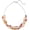 13-Bright Orange, variant on Crystal Layered Statement Necklace For Women - Choker Necklace with Chunky Silver Chain, Birthday Gifts For Women[t1402]