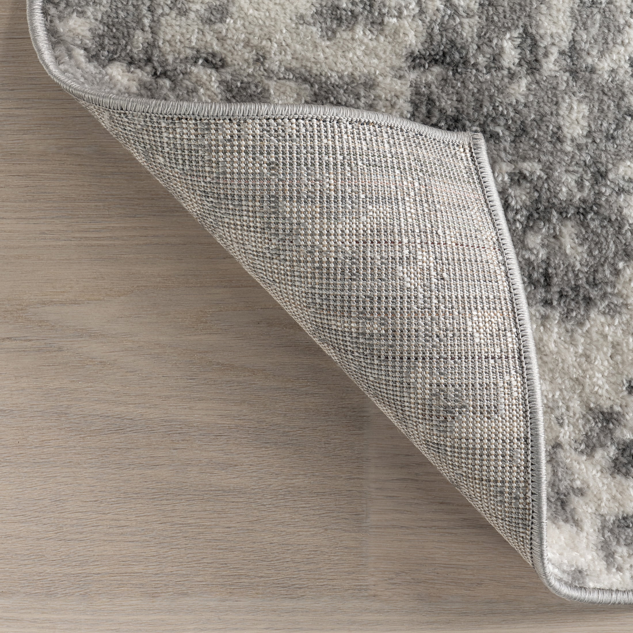 nuLOOM Deedra Modern Abstract Area Rug, 3' x 5', Oval, Deedra Grey