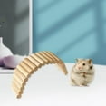 thumbnail image 4 of Escalera de Madera Sunnimix para Hamster 7.5x30cm Puente de Parrot Hamster, 4 of 8