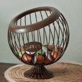 thumbnail image 4 of Iron Fruit Basket Coffee Capsule Storage Basket Desktop Decoration Coffee Table Snack Dried Fruit Candy Storage, 4 of 6