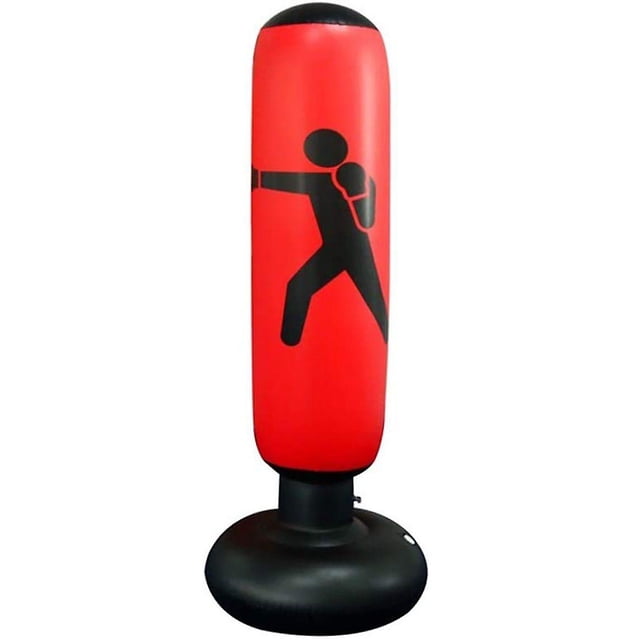 2024 nuevo, saco de arena adecuado para niños, saco de arena de pie de 160 cm para practicar karate y taekwondo y recuperación instantánea para adolescentes y adultos