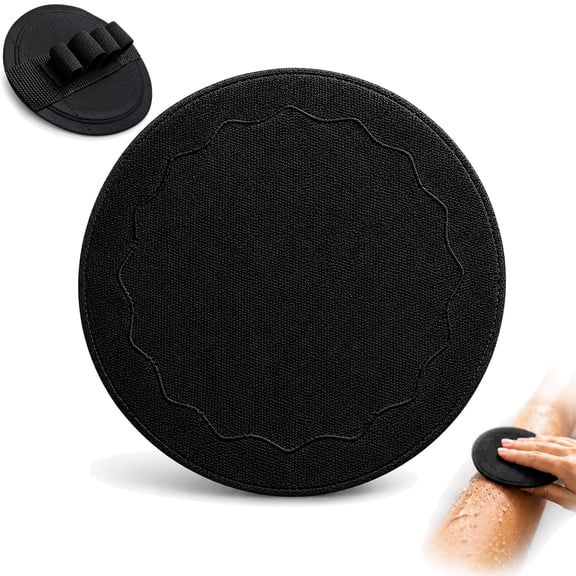 2027 New Soft Rubber Shower Scrubber-4 Count Soft Rubber Shower Scrubber for Efficient Cleansing Body, Gentle Exfoliating Bath Brush for Shower, Exfoliating Scrub Bath Pads