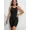 black, variant on Beautyin One Piece Swimsuits Quick-drying Athletic Training Swim Set for Women Boyleg Swimwear Racerback Bathing Suits
