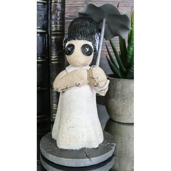 Mrs Frankenstein The Bride Carrying Umbrella Pinheadz Voodoo Monster Figurine