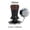 2.09", variant on Stainless Steel Espresso Coffee Tamper with Walnut Wood Handle, Adjustable Height Thread Base Coffee Hand Compactor, Professional Barista Concentric Ribbed Powder Hammer for Portafilter
