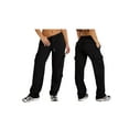 thumbnail image 3 of Women Cargo Pants Fleeece High Waisted Baggy Sweatpants for Women Casual Pants with 8 Pockets Black S, 3 of 9
