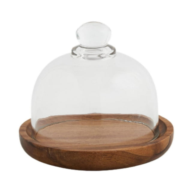 Soporte para tartas con bandeja para servir fruta en forma de cúpula para exhibición en tiendas y fiestas navideñas 104 cm x 9 cm
